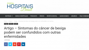 Sbu Sp Na M Dia Portal Hospitais Brasil Publica Artigo Sobre C Ncer